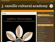 Tablet Screenshot of jcamilleculturalacademy.com
